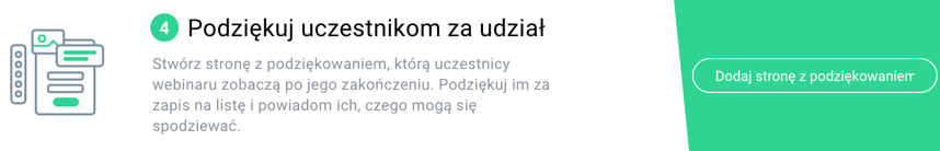 dodaj stronę z podziękowaniem.