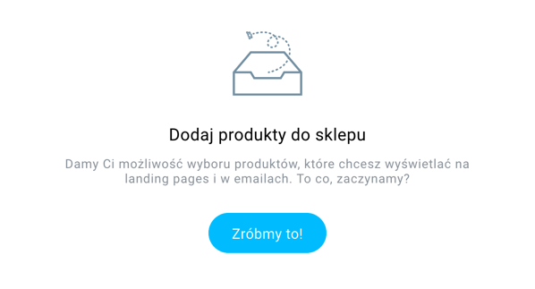 dodaj produkty.