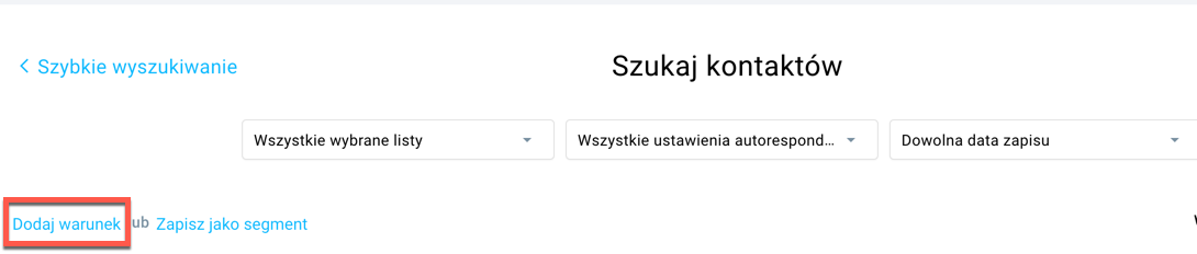 dodaj warunek.
