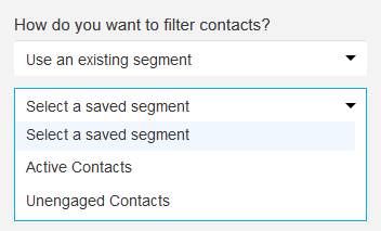 select dynamic segment.