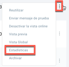 Estadísticas completas.