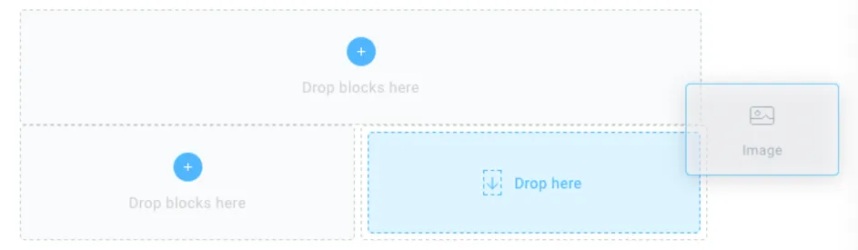 section and dragging basic block.