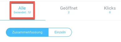 Ansicht alle Empfänger.