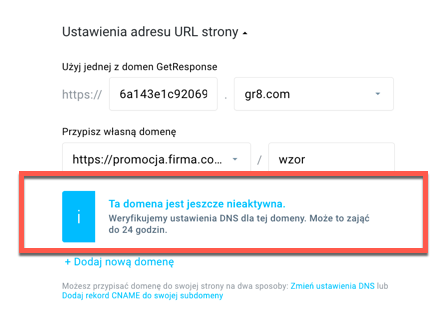 Ta domena jest jeszcze nieaktywna.