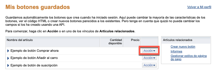 Modificar botón Comprar ahora.