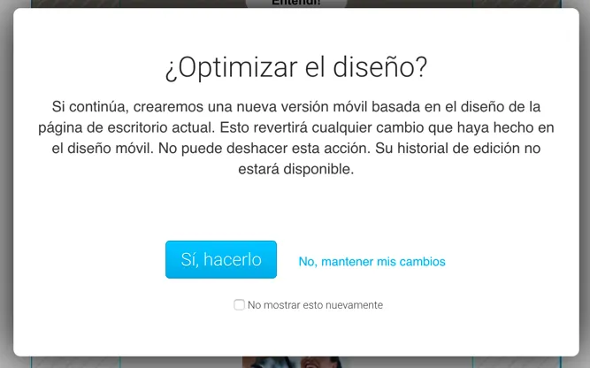 Optimizar el diseño.