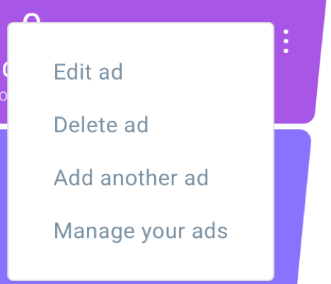 facebook ad manage.