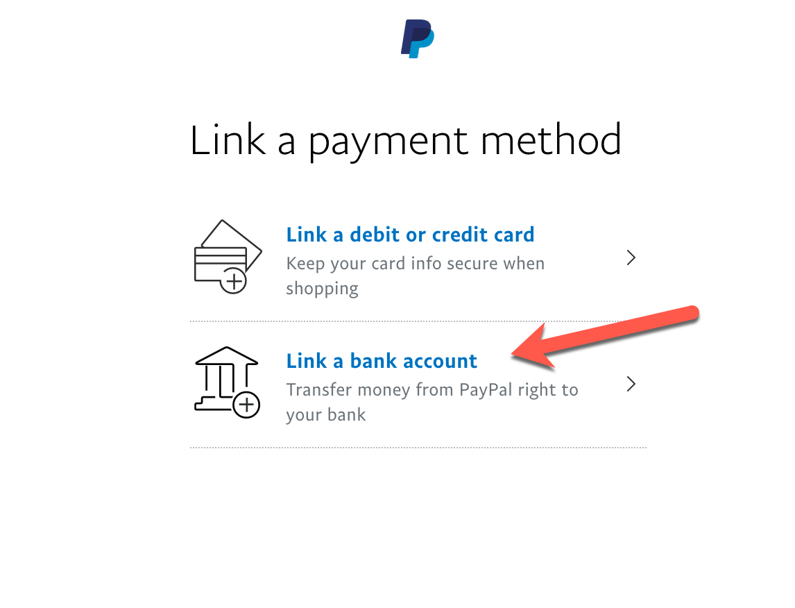 Verifying PayPal via your bank account.