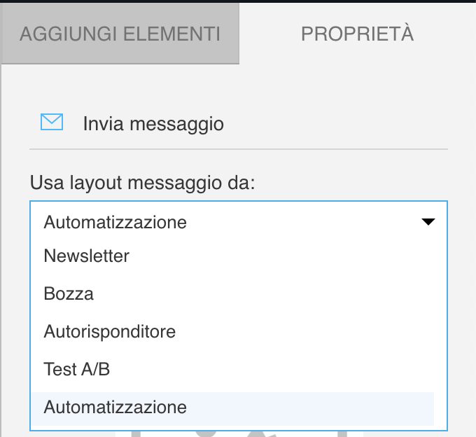 Selecting a message to convert