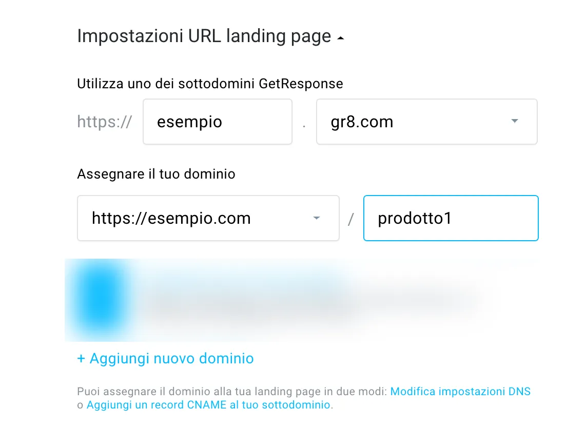 Esempio Landing Page 1