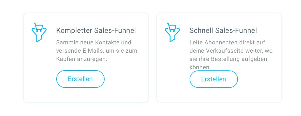 Sales-Funnel auswählen.