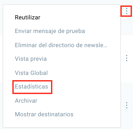 estadísticas