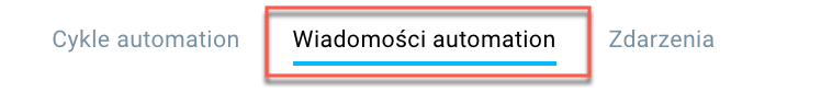 wiadomości automation