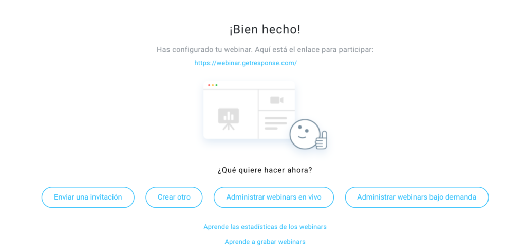 próximos pasos del webinar