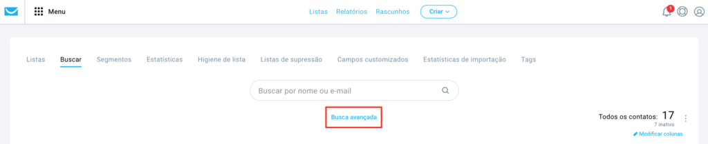 Busca avançada