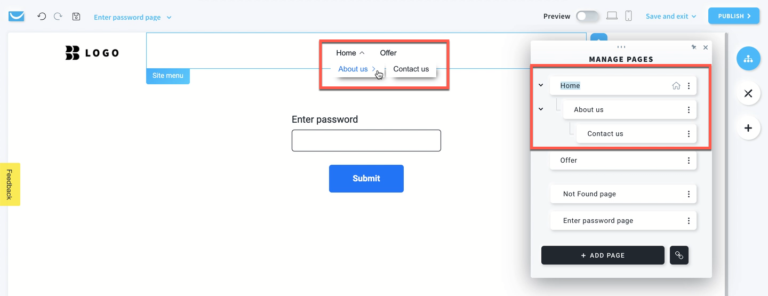 How to create subpages?