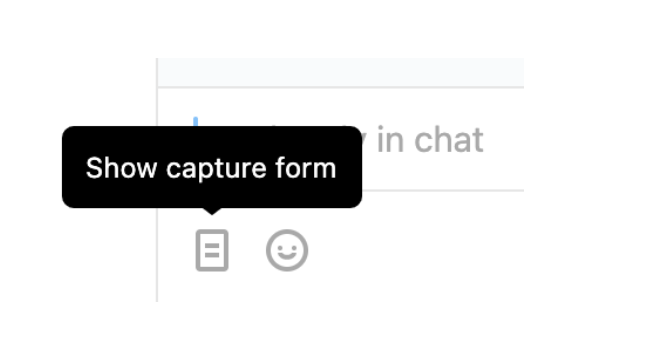 Send visitor capture form icon shown.