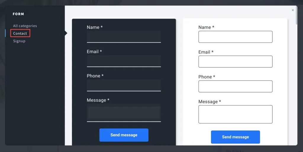 How to add a contact form to my website?