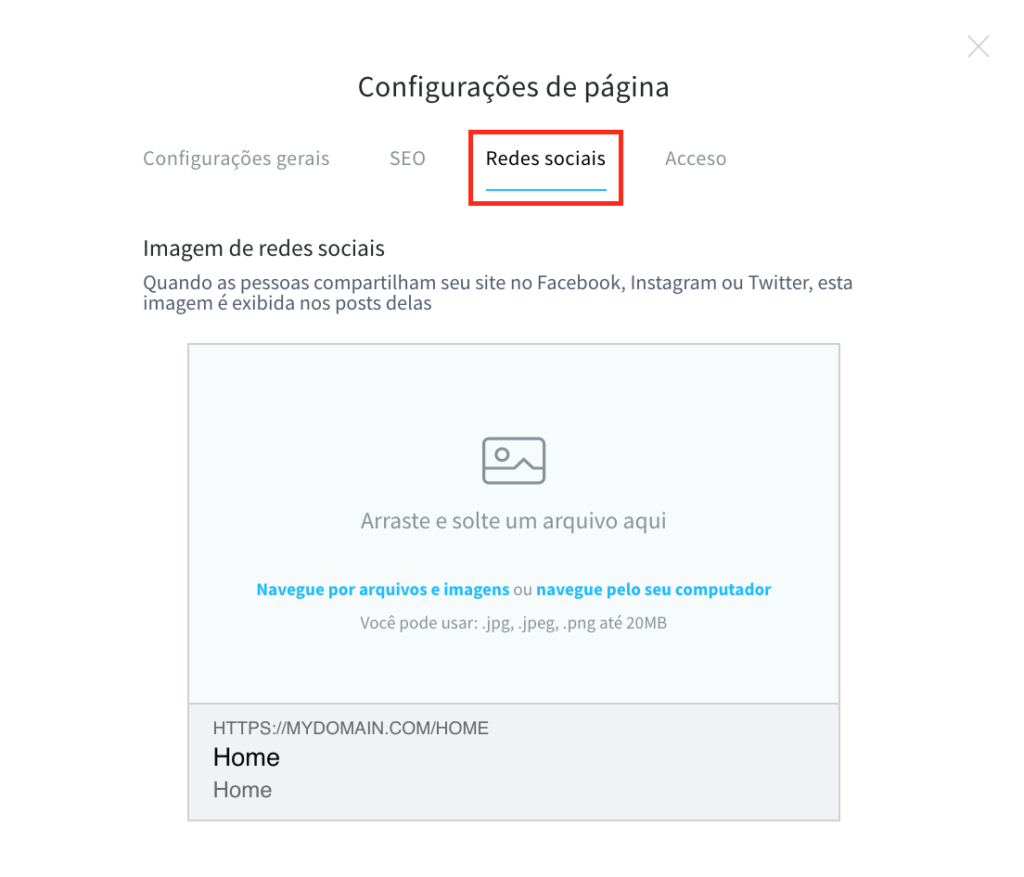 redes sociais