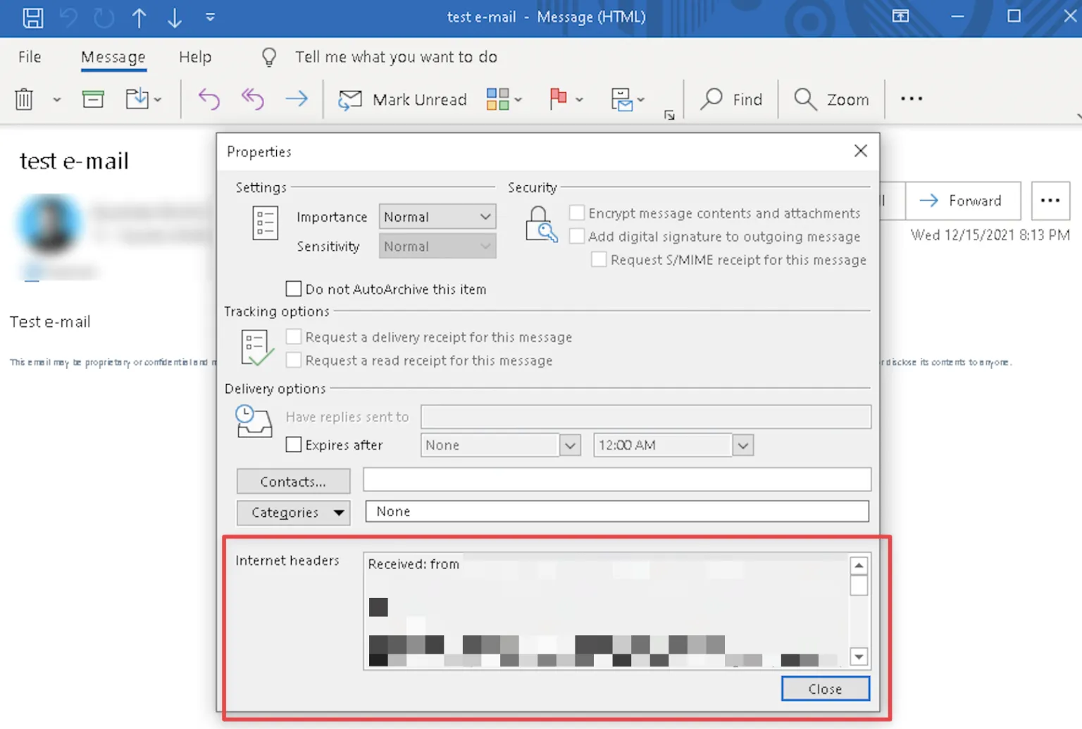 What are message headers and how can I find them?