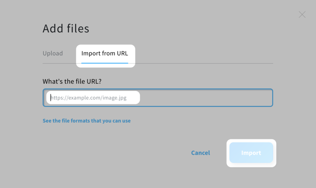 How to embed an image from a URL?