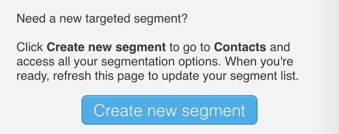 create new segment