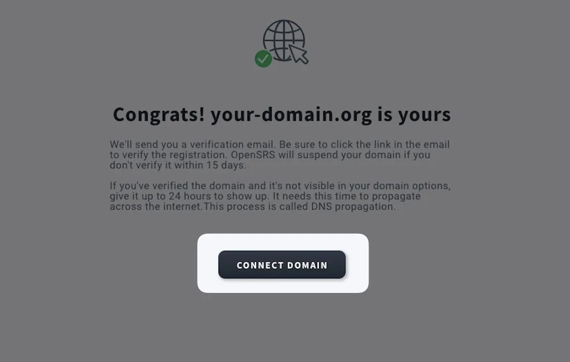 CONNECT DOMAIN