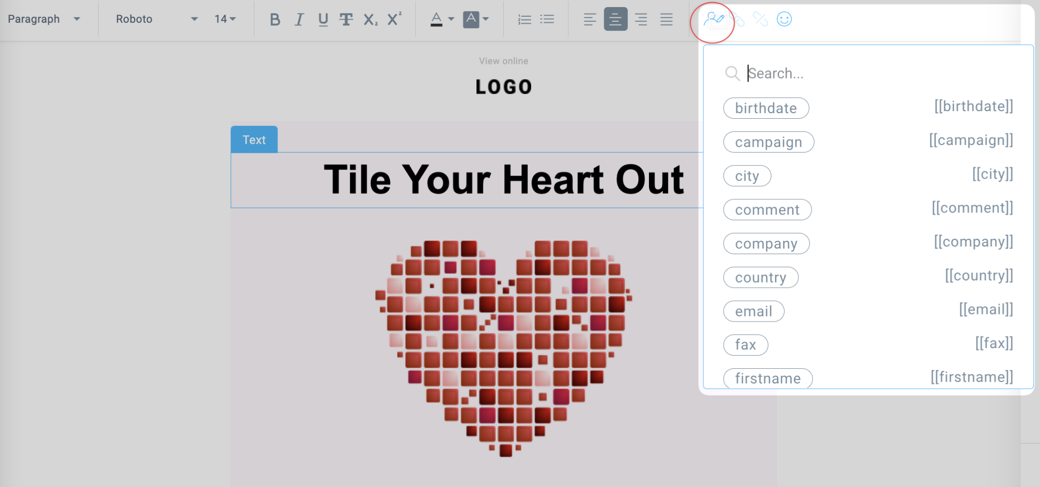 How to personalize my emails?