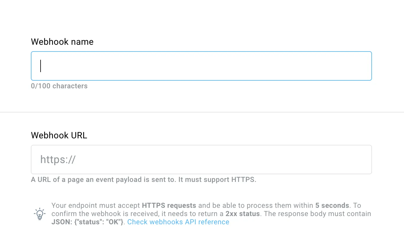 webhooks configuration in GetResponse