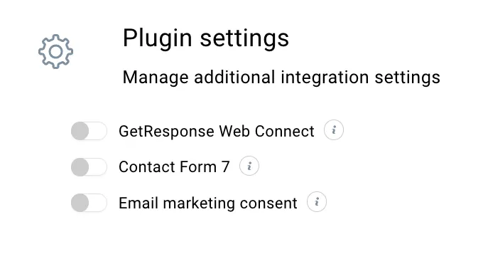 wp plugin settings