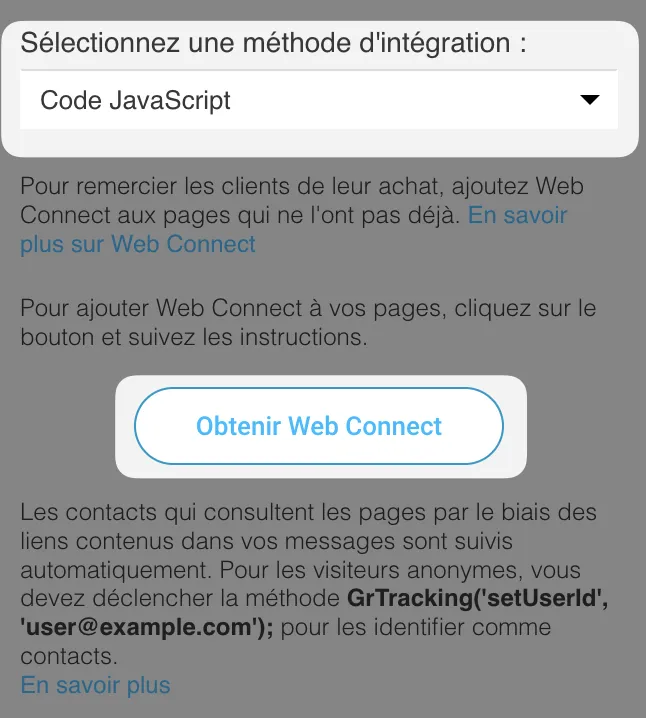 Le code JavaScript - l'élément E-commerce