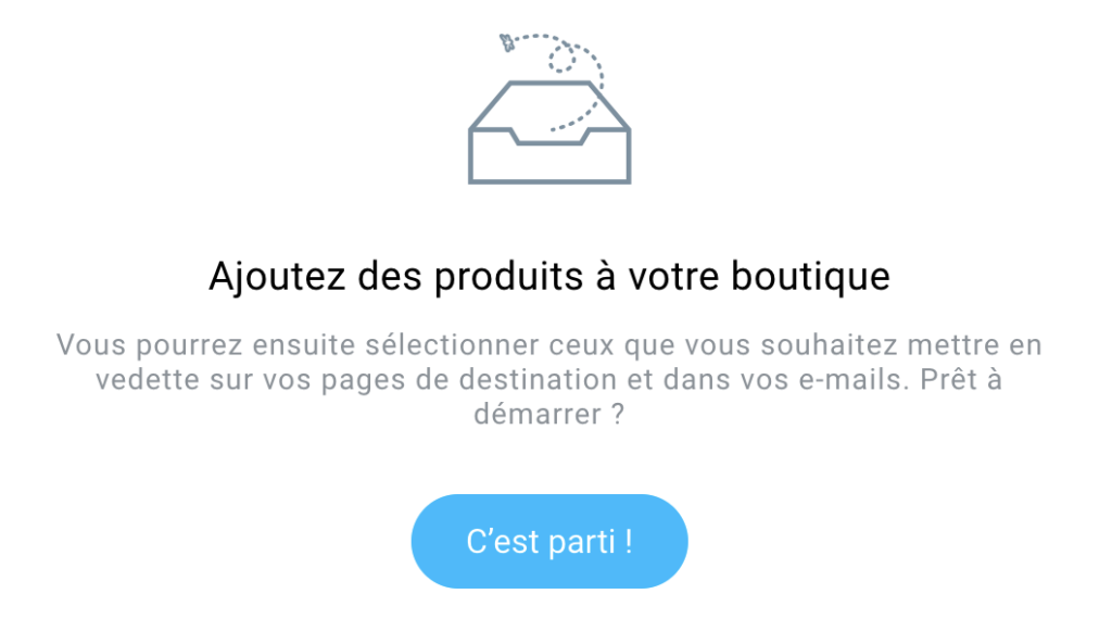 Ajouter et sélectionner des produits