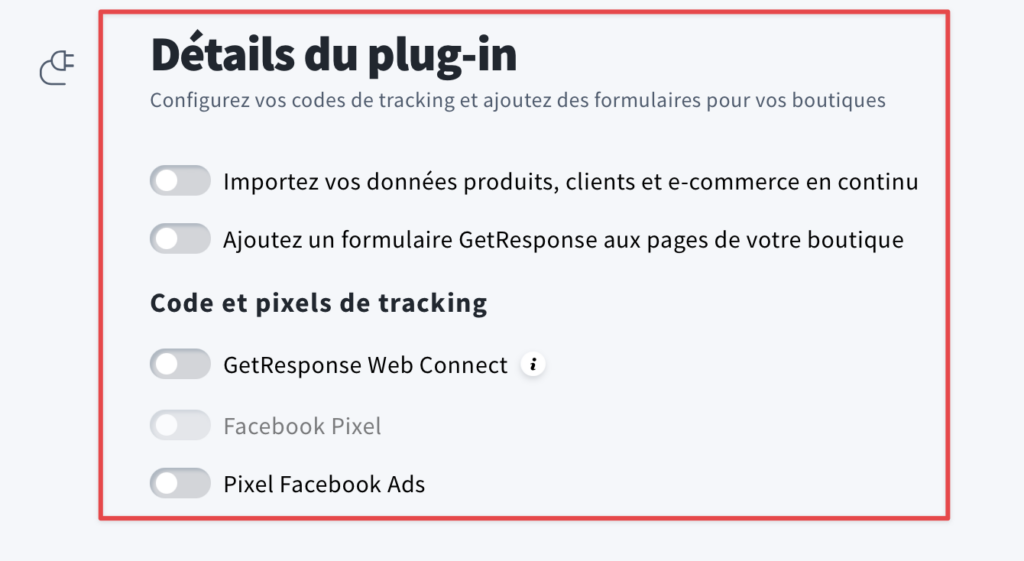 Détails du plugin