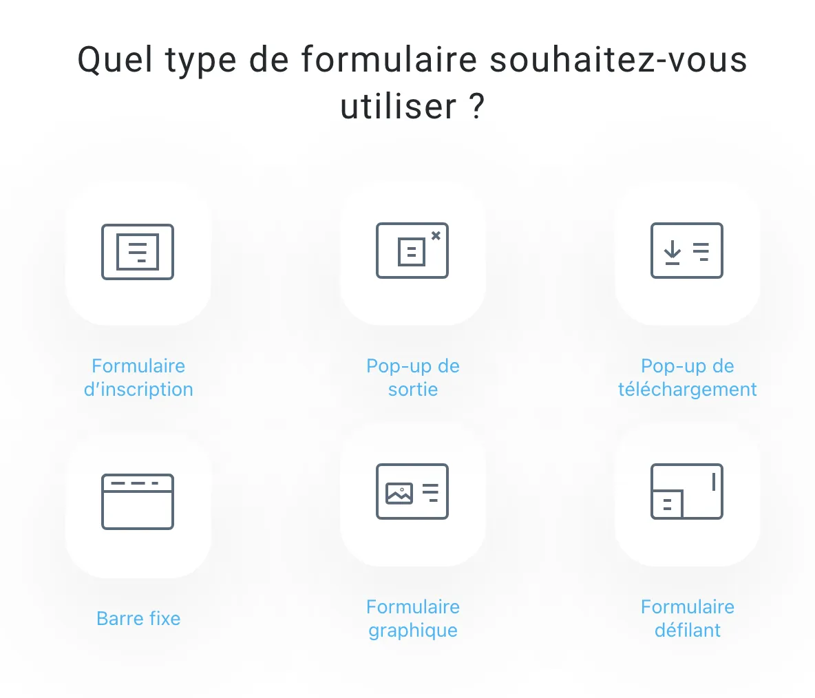  L'icône du type de formulaire