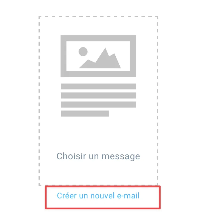 Créer un nouvel e-mail