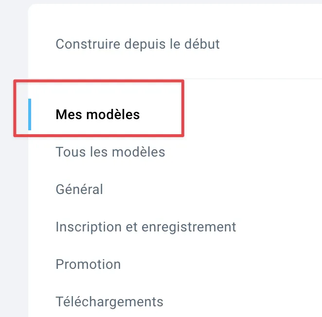 Mes modèles