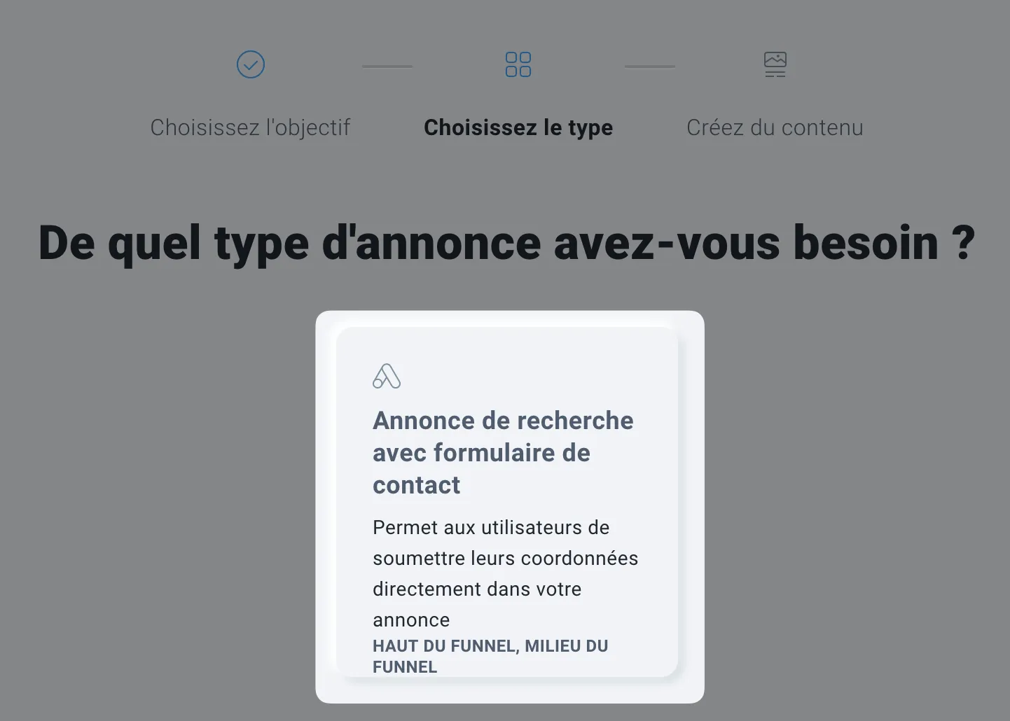 Apporter de nouveaux prospects - Annonce de recherche avec formulaire de contact