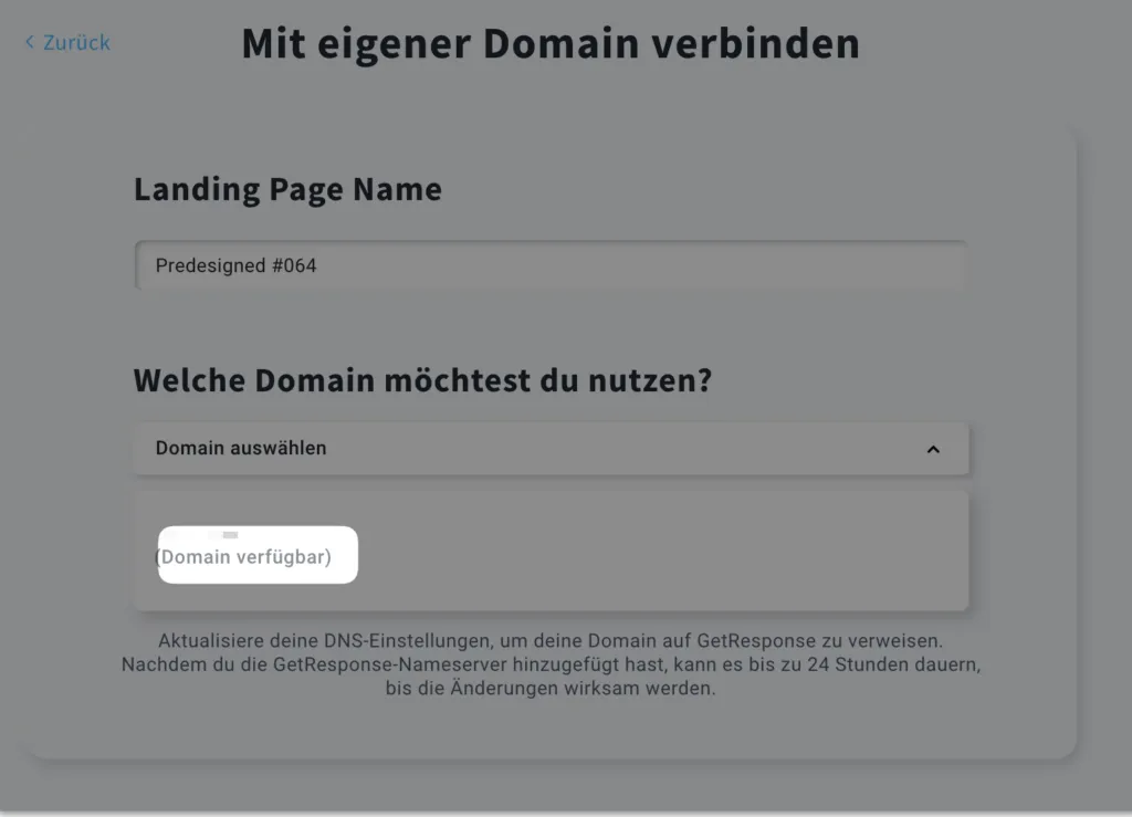 Domain verfügbar