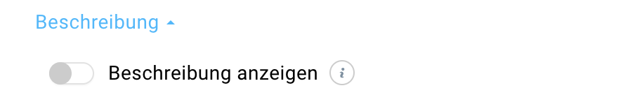 Beschreibung anzeigen