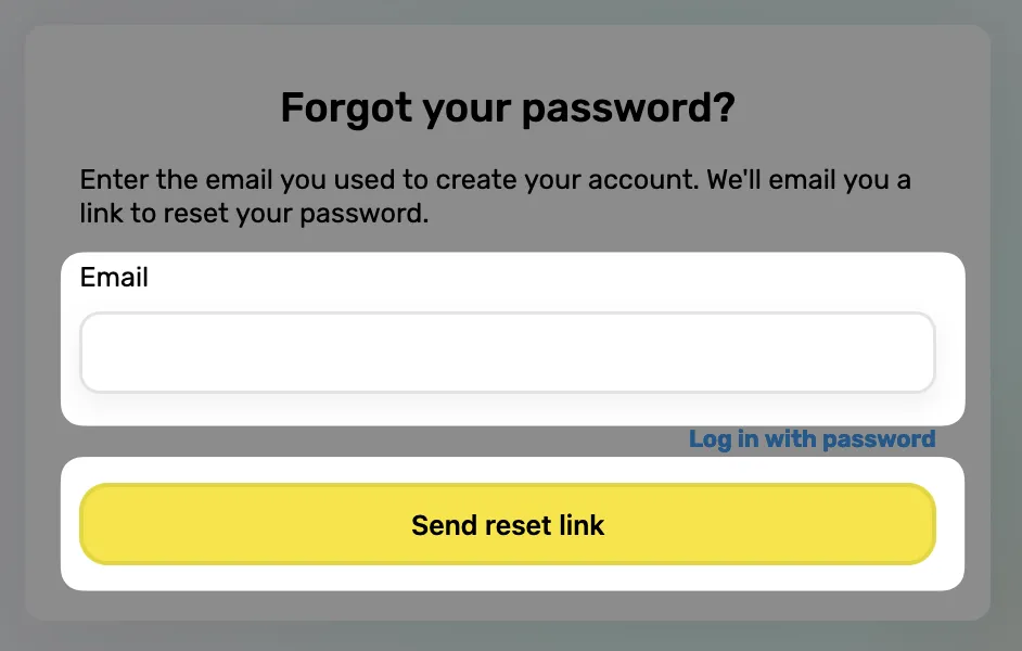 hub password