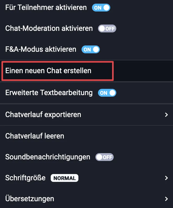 Das Bild zeigt, wo du einen neuen Gruppenchat erstellen kannst.