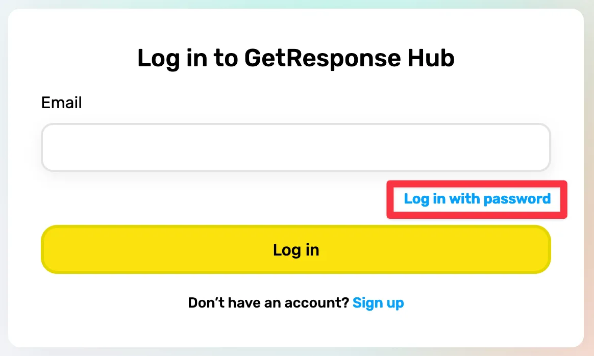 login to hub