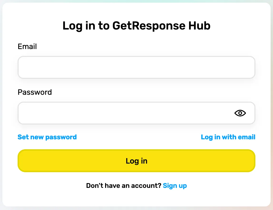 login to hub