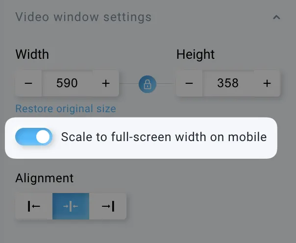 scale on mobile