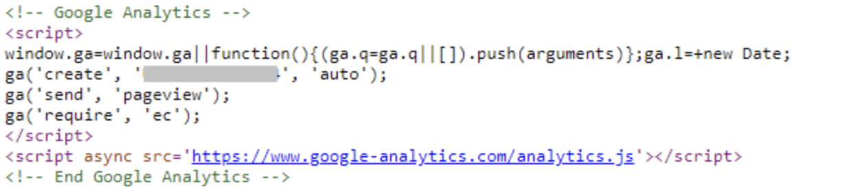 google analytics report