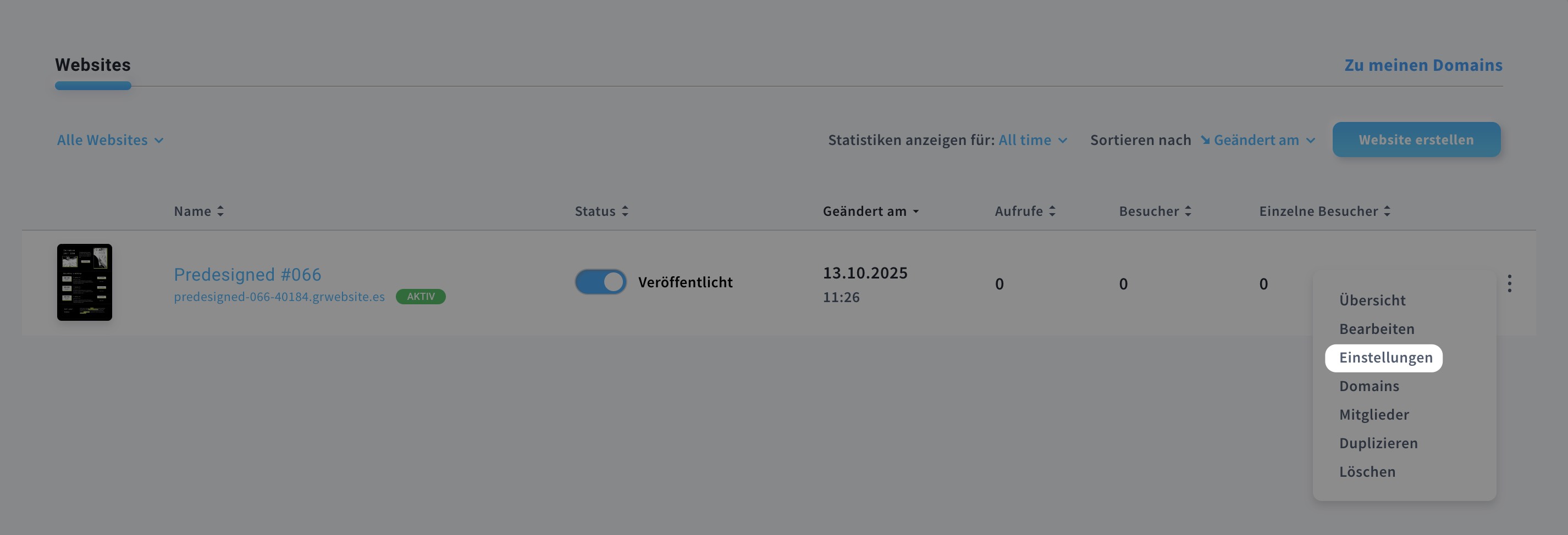 Einstellungen