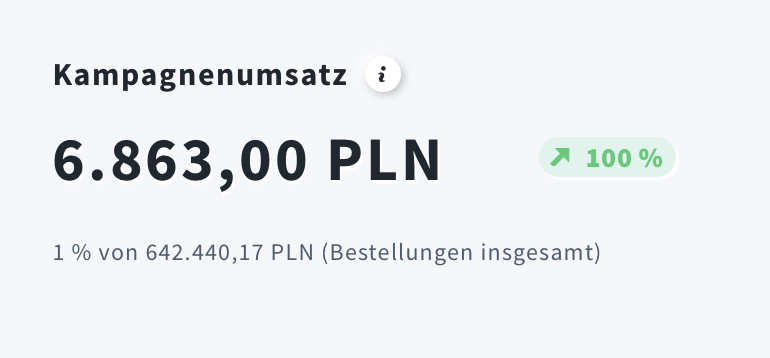 Kampagnenumsatz in E‑Commerce‑Statistiken