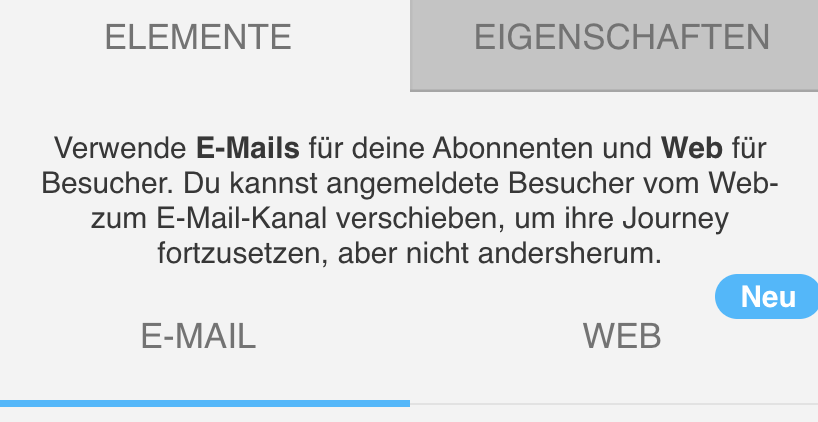 Hier ist eine klare und verständliche Erklärung des Unterschieds zwischen dem E‑Mail‑ und dem Web‑Kanal in der GetResponse Marketing Automation