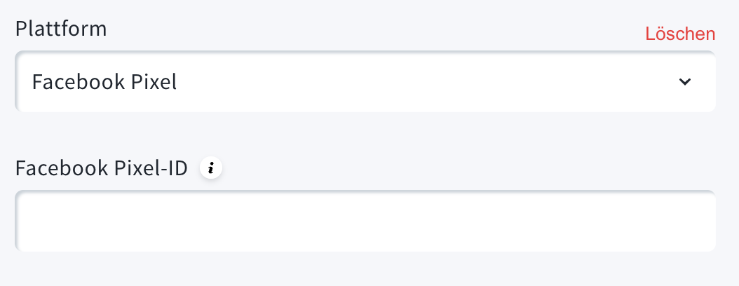 Der Schalter Analytics und Remarketing im Creator‑Profil