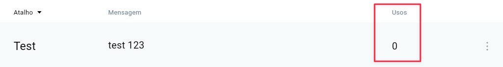 Utilização de resposta rápida